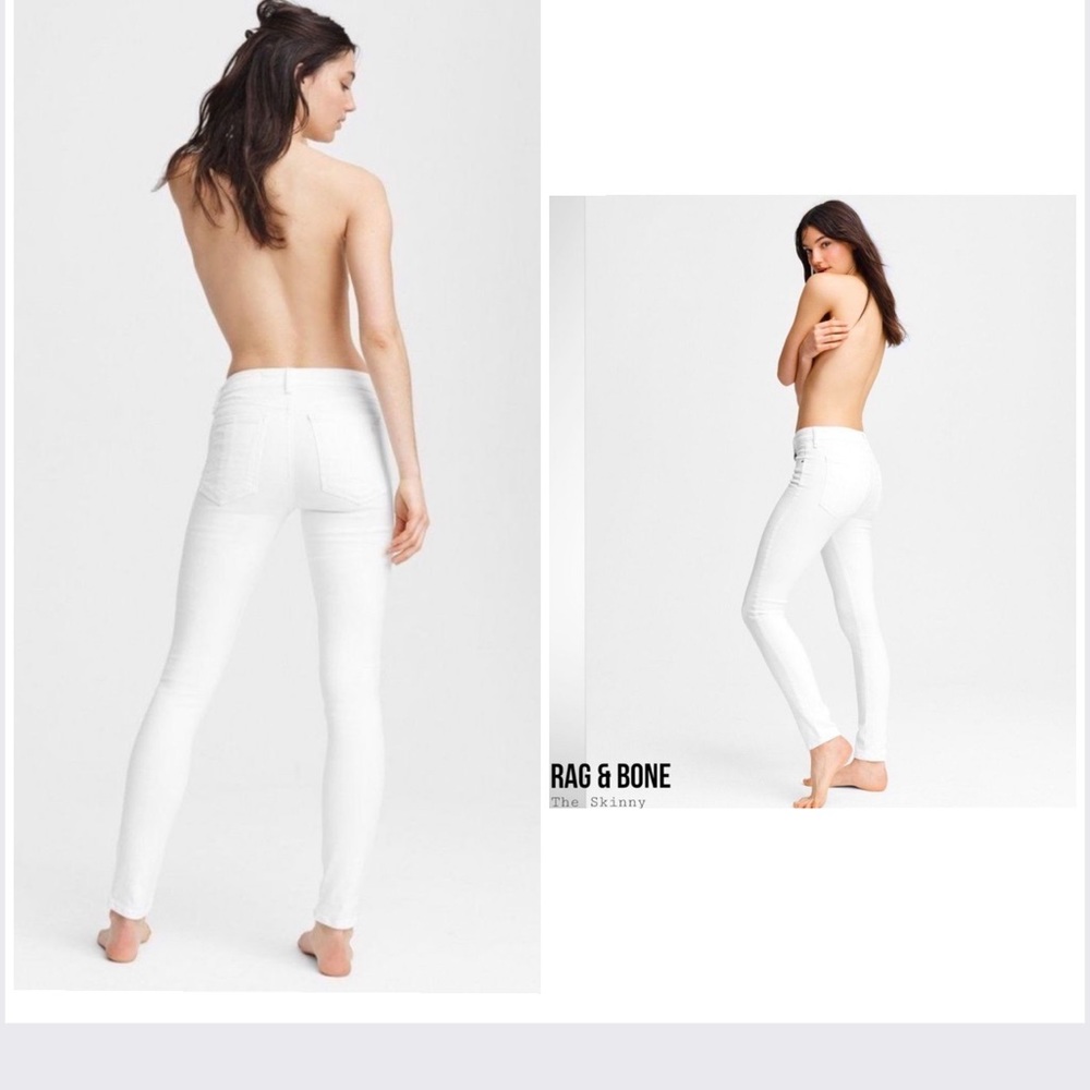 Rag & Bone "The Skinny" in Bright White NWT